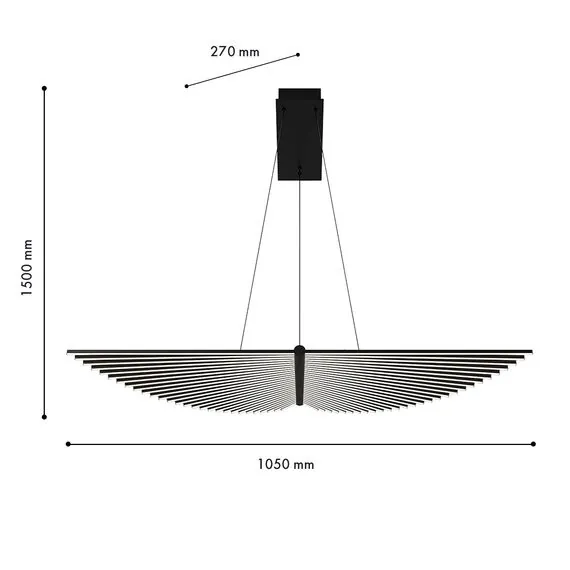 Favourite 4381-2P, подвесная люстра, L1050xW270xH1500, LEDx60W, 4200LM, 4000K, included, изображение 2