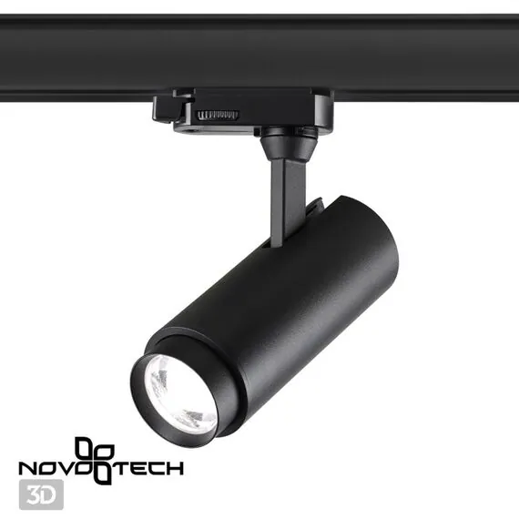 NOVOTECH 359031 PORT NT23 146 черный Трехфазный трековый светильник с переключателем цветовой температуры и мощности IP20 LED 3000К\4000К\6000К 5W/9W/13W 220V, изображение 9