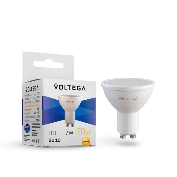 Voltega 7248 Светодиодная лампа Simple MR16 7W 3000K 110° GU10