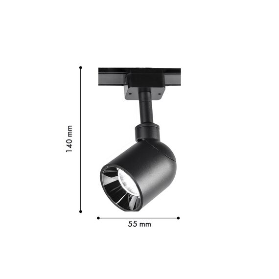 Favourite 4232-1U, трековый светильник, D55xH140, LEDx8W, 42V, 600LM, 3000-6000K, CRI>90, included, изображение 2