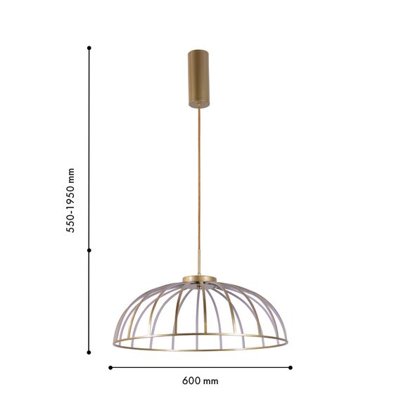 Favourite 4286-6P, подвесная люстра, D600xH500/1900, LEDx60W, 5700LM, 4000K, included, изображение 3