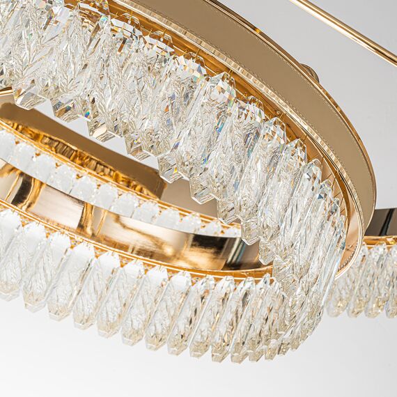 Favourite 4304-10P, подвесная люстра, D990xH485/1325, LEDx180W, 7640LM, 3000K/4000K/6000K, included, изображение 4