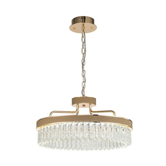Favourite 4304-6P, подвесная люстра, D600xH350/1165, LEDx60W, 3650LM, 3000K/4000K/6000K, included