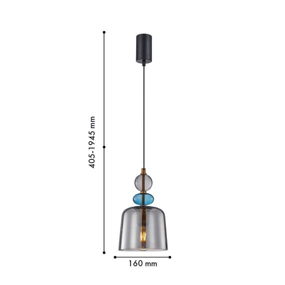 F-Promo 4342-1P, подвес, D160xH405/1905, 1xE27x40W, excluded, изображение 2