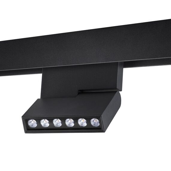 NOVOTECH 359494 SHINO NT24 000 черный Трековый низковольт. Светильник диммир. со сменой цв.температуры, пульт ДУ/Tuya Smart Life IP20 LED 12W 48V 3000-6500K FLUM, изображение 6