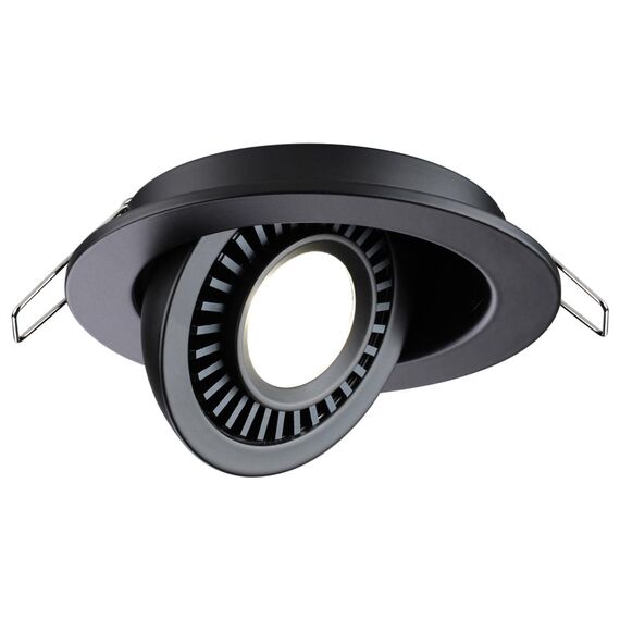 NOVOTECH 358816 SPOT NT21 278 черный Светильник встраиваемый светодиодный IP20 LED 9W 770Лм 4000K 220V GESSO, изображение 4