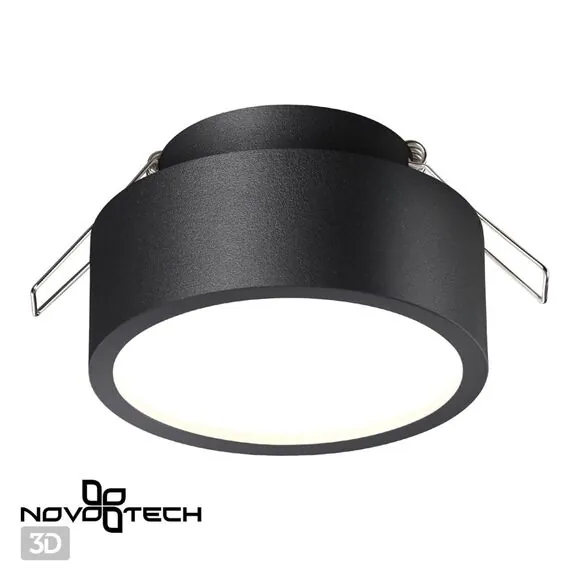 NOVOTECH 358904 SPOT NT22 337 черный Встраиваемый влагозащищенный светильник IP54 LED 4000K 10W 220V MAY, изображение 5