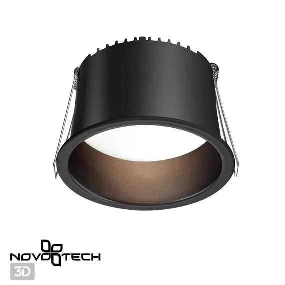 NOVOTECH 358902 SPOT NT22 283 черный Светильник встраиваемый светодиодный IP20 LED 4000К 12W 220V TRAN, изображение 4