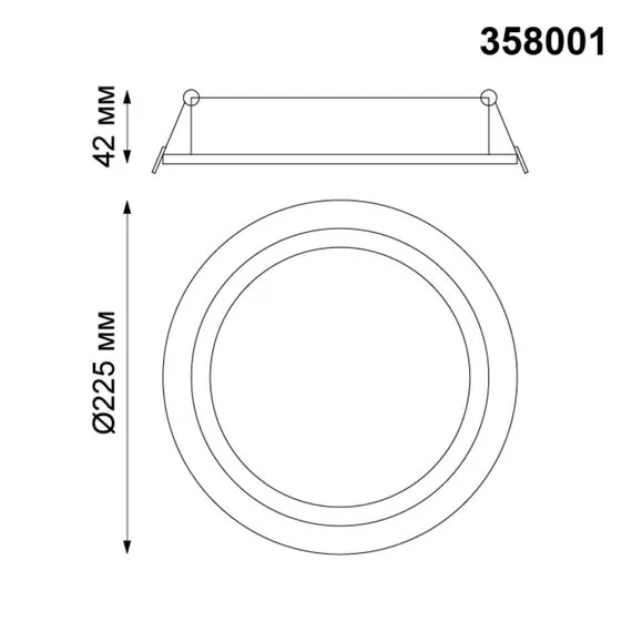 NOVOTECH 358001 SPOT NT19 279 белый Встраиваемый поворотный светильник IP20 LED 3000К 30W 85-265V STERN, изображение 2