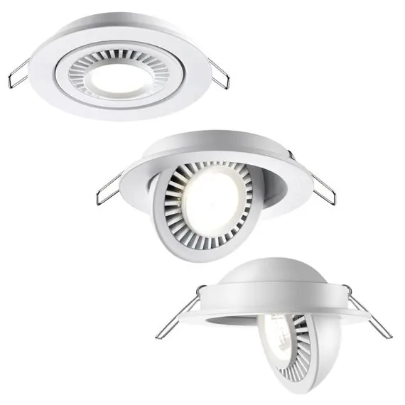 NOVOTECH 358815 SPOT NT21 278 белый Светильник встраиваемый светодиодный IP20 LED 9W 770Лм 4000K 220V GESSO, изображение 5