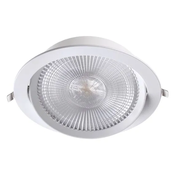 NOVOTECH 358001 SPOT NT19 279 белый Встраиваемый поворотный светильник IP20 LED 3000К 30W 85-265V STERN