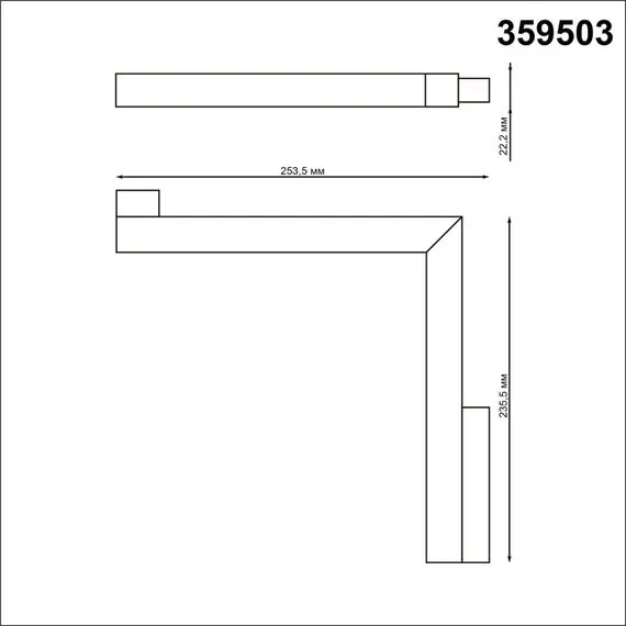 NOVOTECH 359503 SHINO NT24 000 белый Трековый низковольт. Светильник диммир. со сменой цв.температуры, пульт ДУ/Tuya Smart Life IP20 LED 24W 48V 3000-6500K FLUM, изображение 2