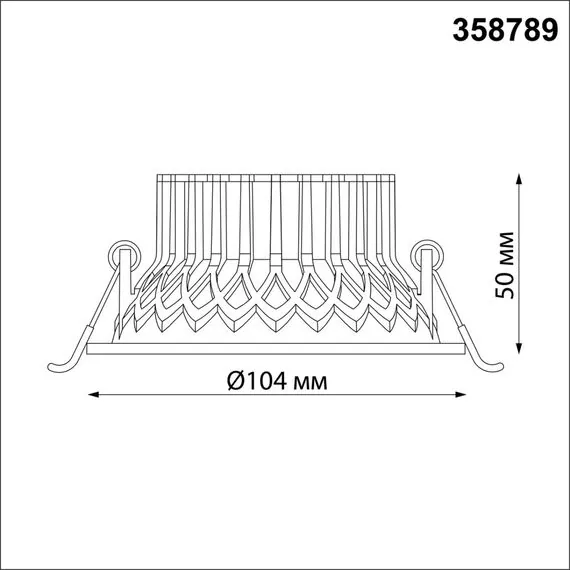 NOVOTECH 358789 SPOT NT21 280 белый Светильник встраиваемый светодиодный IP20 LED 15W 4000K 1600Лм 110-265V BIND, изображение 2