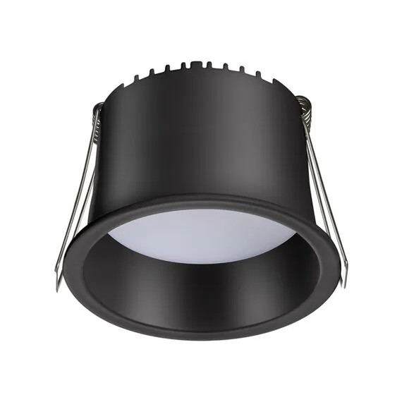 NOVOTECH 358900 SPOT NT22 283 черный Светильник встраиваемый светодиодный IP20 LED 4000К 9W 220V TRAN