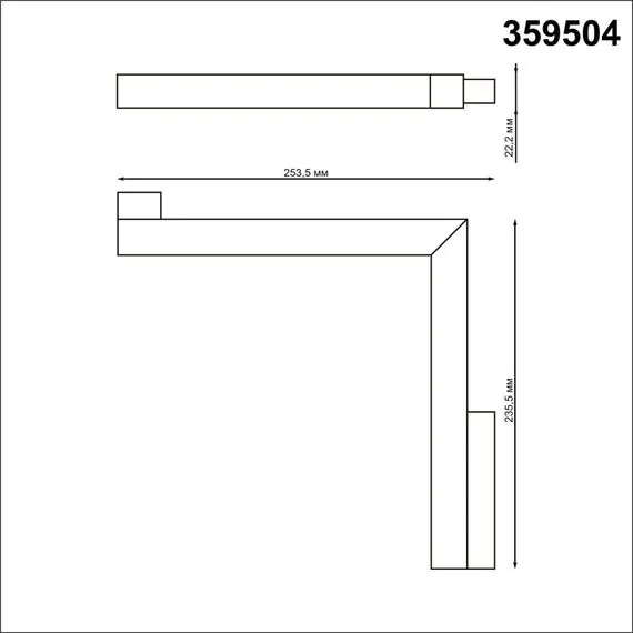 NOVOTECH 359504 SHINO NT24 000 черный Трековый низковольт. Светильник диммир. со сменой цв.температуры, пульт ДУ/Tuya Smart Life IP20 LED 24W 48V 3000-6500K FLUM, изображение 2