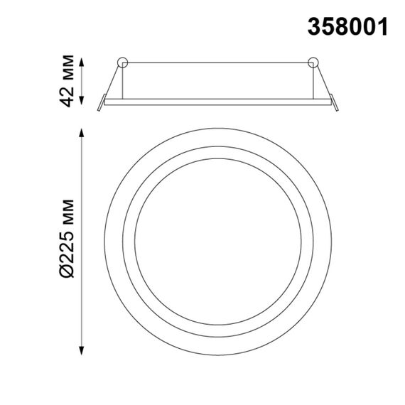 NOVOTECH 358001 SPOT NT19 279 белый Встраиваемый поворотный светильник IP20 LED 3000К 30W 85-265V STERN, изображение 2