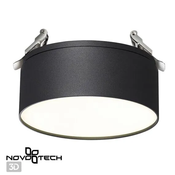 NOVOTECH 358753 SPOT NT21 274 черный Светильник встраиваемый светодиодный IP20 LED 24W 4000K 2100Лм 100-265V PROMETA, изображение 5