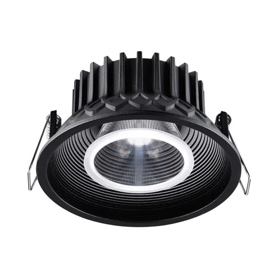 NOVOTECH 358790 SPOT NT21 280 черный Светильник встраиваемый светодиодный IP20 LED 15W 4000K 1600Лм 110-265V BIND