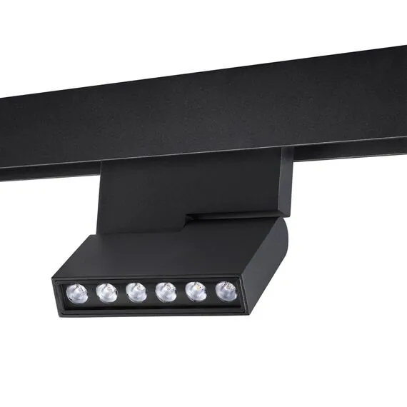NOVOTECH 359494 SHINO NT24 000 черный Трековый низковольт. Светильник диммир. со сменой цв.температуры, пульт ДУ/Tuya Smart Life IP20 LED 12W 48V 3000-6500K FLUM, изображение 6