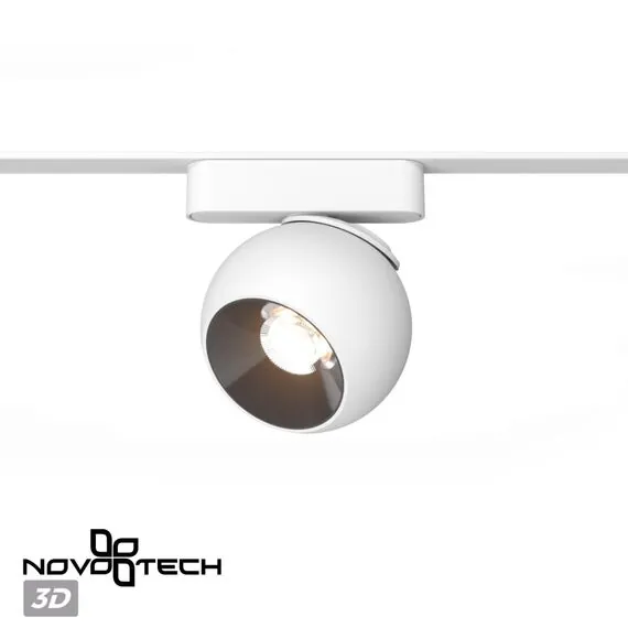 NOVOTECH 359267 SHINO NT23 053 белый Трековый светильник для низковольтного шинопровода IP20 LED 12W 48V 960Лм 3000К SMAL, изображение 5