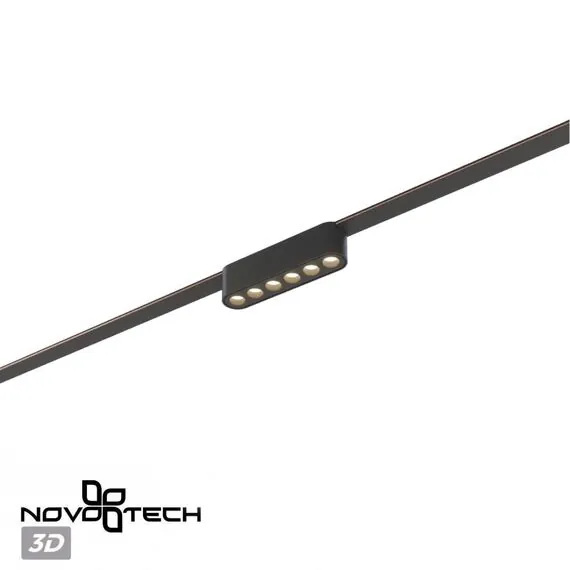 NOVOTECH 359458 SHINO NT24 000 черный Трековый смарт-светильник для низковольтного шинопровода с двумя режимами работы IP20 LED 6W 24V 3000-6000K EASY, изображение 6