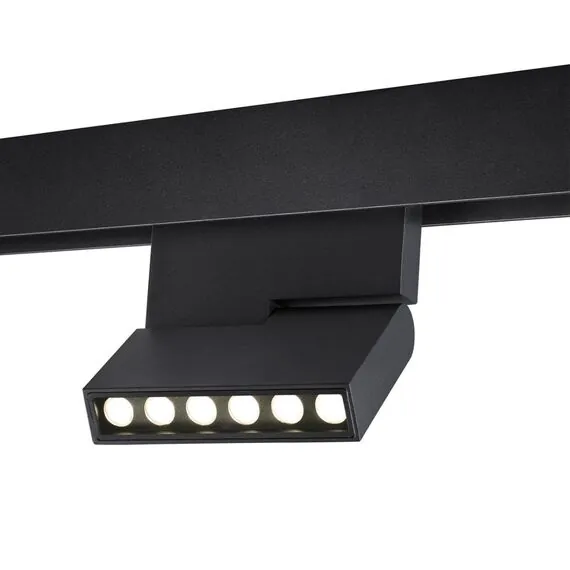 NOVOTECH 359494 SHINO NT24 000 черный Трековый низковольт. Светильник диммир. со сменой цв.температуры, пульт ДУ/Tuya Smart Life IP20 LED 12W 48V 3000-6500K FLUM, изображение 4