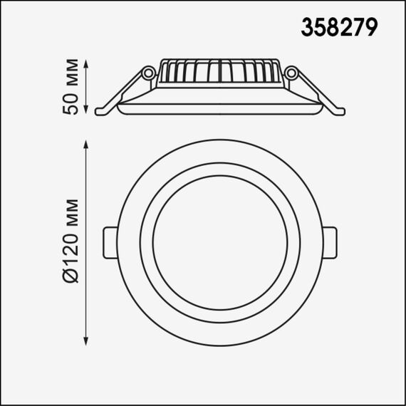 NOVOTECH 358279 SPOT NT19 300 белый Встраиваемый светильник IP20 LED 4000K 12W 85-265V JOIA, изображение 2