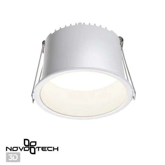 NOVOTECH 358901 SPOT NT22 283 белый Светильник встраиваемый светодиодный IP20 LED 4000К 12W 220V TRAN, изображение 5
