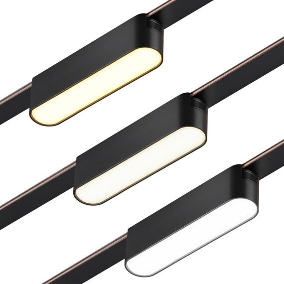 NOVOTECH 359461 SHINO NT24 000 черный Трековый смарт-светильник для низковольтного шинопровода с двумя режимами работы IP20 LED 6W 24V 3000-6000K EASY, изображение 4