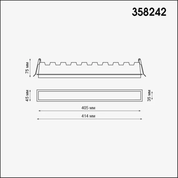 NOVOTECH 358242 SPOT NT19 305 белый Встраиваемый светильник IP20 LED 30W 85-265V HIELO, изображение 2