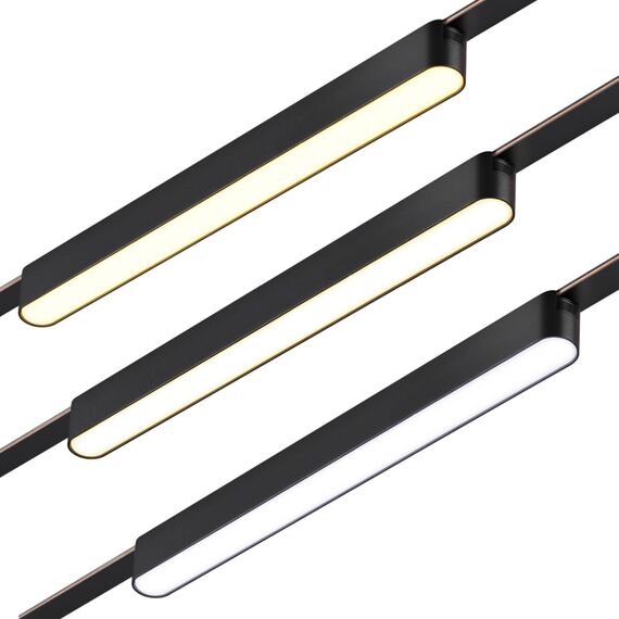 NOVOTECH 359463 SHINO NT24 000 черный Трековый смарт-светильник для низковольтного шинопровода с двумя режимами работы IP20 LED 18W 24V 3000-6000K EASY, изображение 4