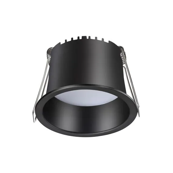 NOVOTECH 358898 SPOT NT22 283 черный Светильник встраиваемый светодиодный IP20 LED 4000К 6W 220V TRAN