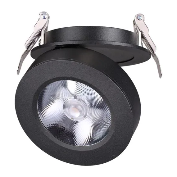 NOVOTECH 357983 SPOT NT19 279 черный Встраиваемый светильник IP20 LED 3000К 12W 220V GRODA