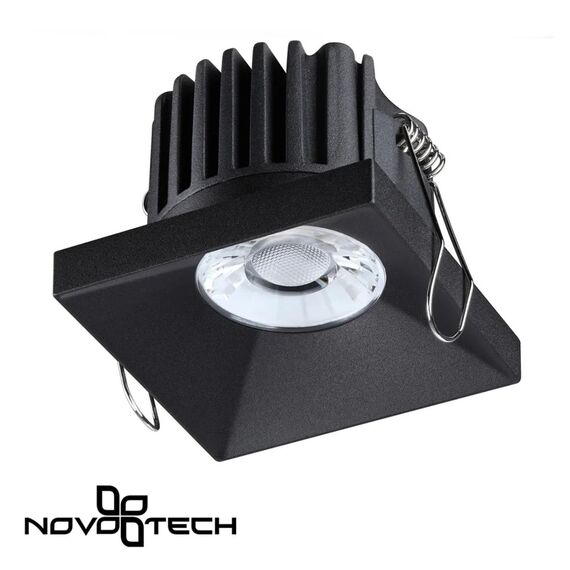 NOVOTECH 358481 SPOT NT21 284 черный Светильник встраиваемый IP44 LED 3000K 10W 100-265V METIS, изображение 5