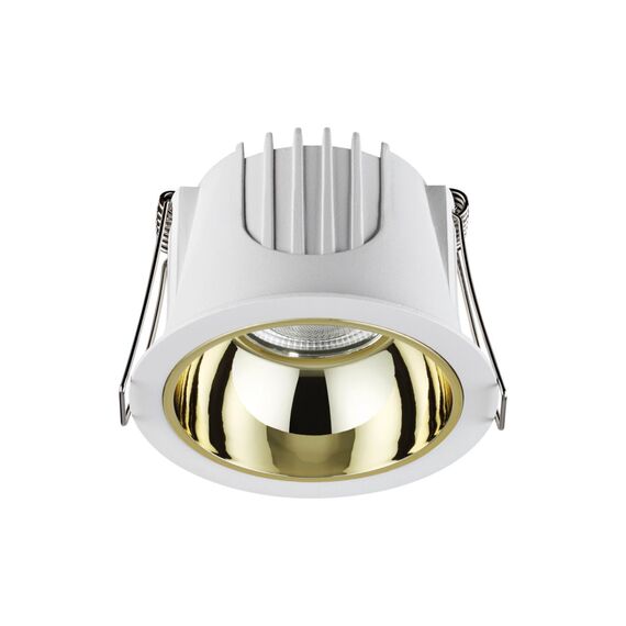 NOVOTECH 358692 SPOT NT21 276 белый/золото Светильник встраиваемый светодиодный IP20 LED 4000К 10W 100-265V KNOF