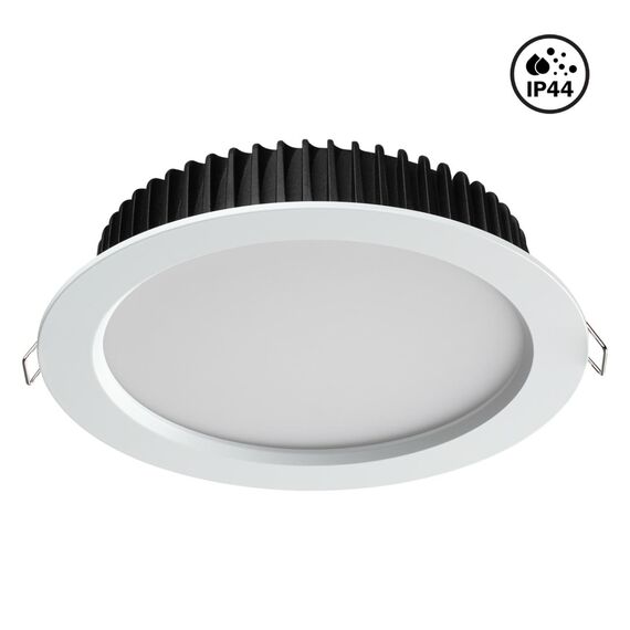 NOVOTECH 358304 SPOT NT19 290 белый Встраиваемый Светильник (драйвер в комплект не входит) IP44 LED 3000K 20W DRUM