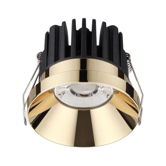 NOVOTECH 357909 SPOT NT19 287 золото Светильник встраиваемый IP44 LED 3000К 10W 100-265V METIS