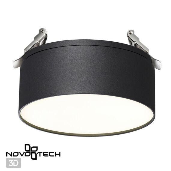 NOVOTECH 358753 SPOT NT21 274 черный Светильник встраиваемый светодиодный IP20 LED 24W 4000K 2100Лм 100-265V PROMETA, изображение 5