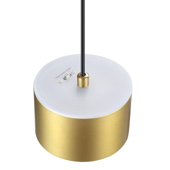 NOVOTECH 358966 SPOT NT22 272 бронза св. Светильник встраиваемый с перекл. цв. температуры, провод 2м IP20 LED 3000К\4000К\6000К 12W вниз + 3W вверх 110-265V G, изображение 6
