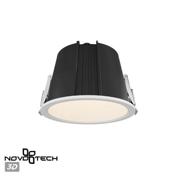 NOVOTECH 359426 SPOT NT24 000 белый Светильник встраиваемый с переключателем цв. температуры IP65 LED 15W 170-265V 3000К\4000К\6000К LANG, изображение 5