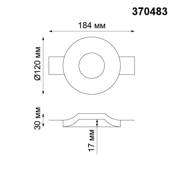 NOVOTECH 370483 SPOT NT19 179 белый Встраиваемый под покраску светильник IP20 GU10 50W 220V YESO, изображение 2
