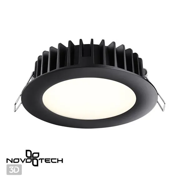 NOVOTECH 358951 SPOT NT22 270 черный Встраиваемый светодиодный светильник с переключателем цветовой температуры IP20 LED 3000К\4000К\6000К 15W 220V LANTE, изображение 5