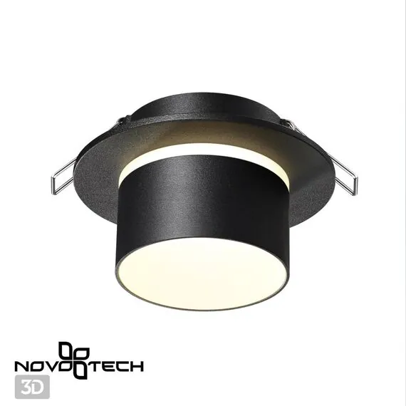 NOVOTECH 370715 SPOT NT21 319 черный Светильник встраиваемый IP20 GU10 9W 235V LIRIO, изображение 4