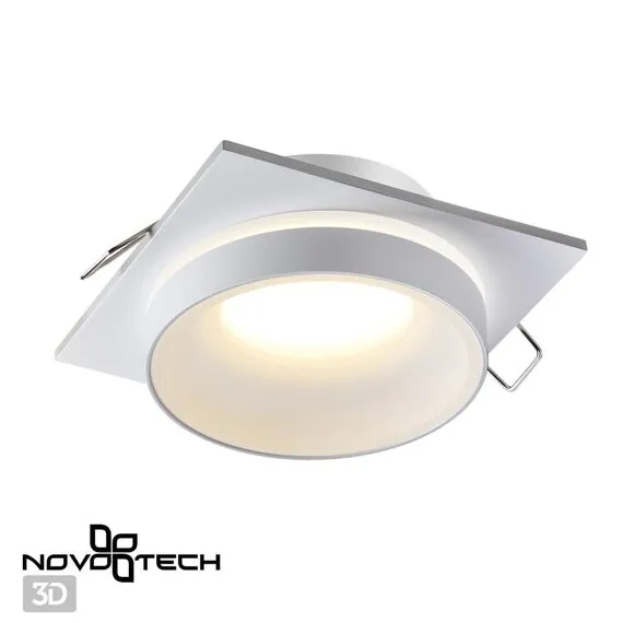 NOVOTECH 370785 SPOT NT21 334 белый Светильник встраиваемый влагозащищенный IP44 GU10 9W 220V WATER, изображение 4