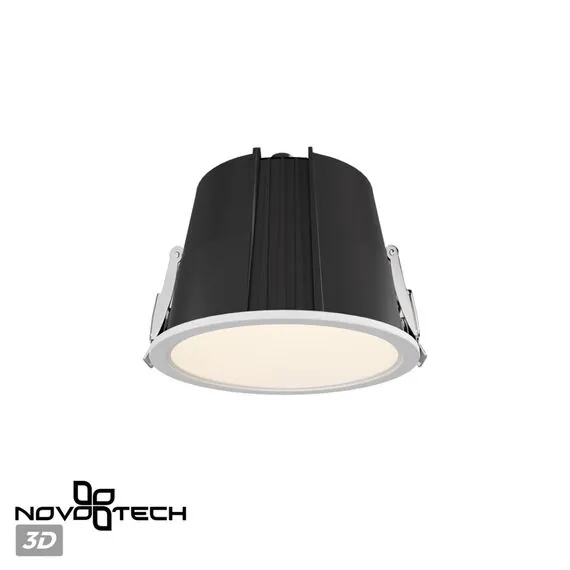 NOVOTECH 359424 SPOT NT24 000 белый Светильник встраиваемый с переключателем цв. температуры IP65 LED 10W 170-265V 3000К\4000К\6000К LANG, изображение 5