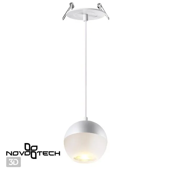 NOVOTECH 370815 SPOT NT22 308 белый Светильник встраиваемый, длина провода 2м IP20 GU10 9W 220V GARN, изображение 6