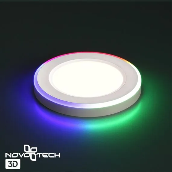 NOVOTECH 359009 SPOT NT23 295 белый Светильник встраиваемый светодиодный (три сценария работы) IP20 LED 4000К+RGB 6W+3W 100-265V 540Лм SPAN, изображение 6