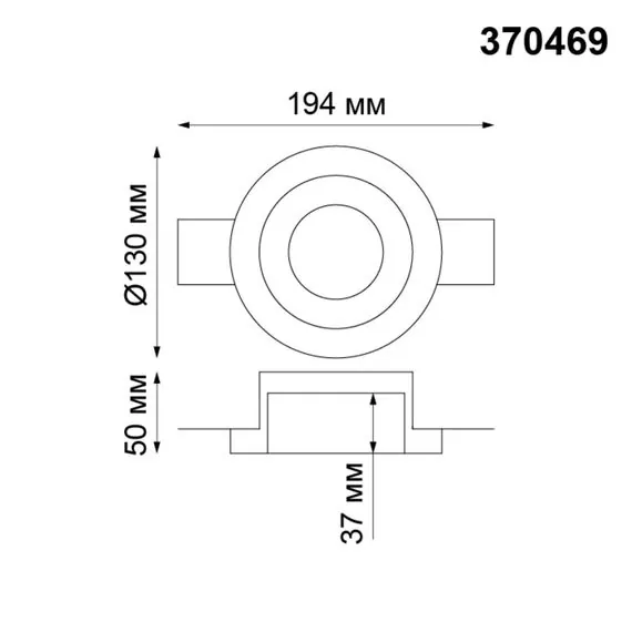 NOVOTECH 370469 SPOT NT19 184 белый Встраиваемый под покраску светильник IP20 GU10 50W 220V YESO, изображение 2