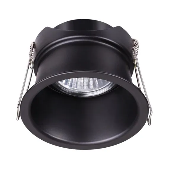 NOVOTECH 370445 SPOT NT19 321 черный Встраиваемый светильник IP20 GU10 50W 220V BUTT