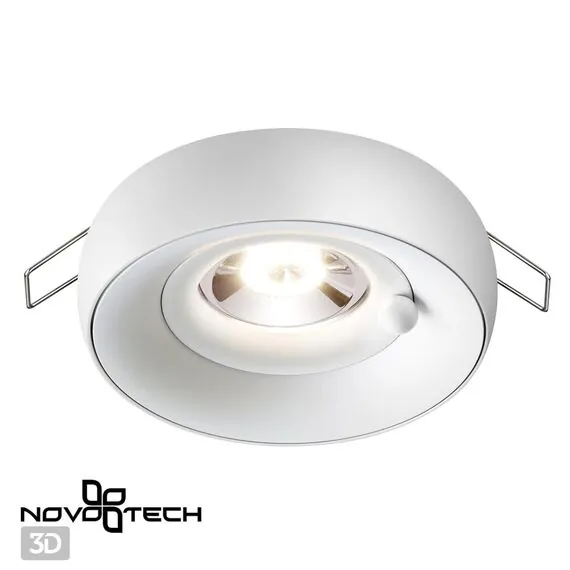 NOVOTECH 370797 SPOT NT21 335 белый/белый Светильник встраиваемый влагозащищенный IP44 GU10 50W 220V WATER, изображение 4